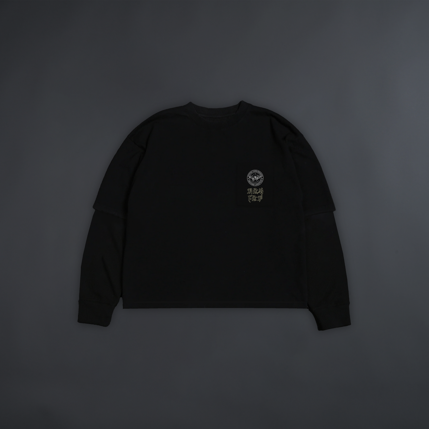 ICHIRUKI '1 OF 50' OVERSIZED TWOFER L/S w/ FR. POCKET