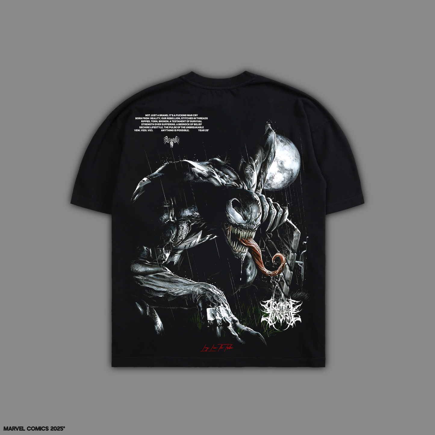 VENOM  '1 OF 50' 12oz OS PUMP COVER TEE IN BLACK