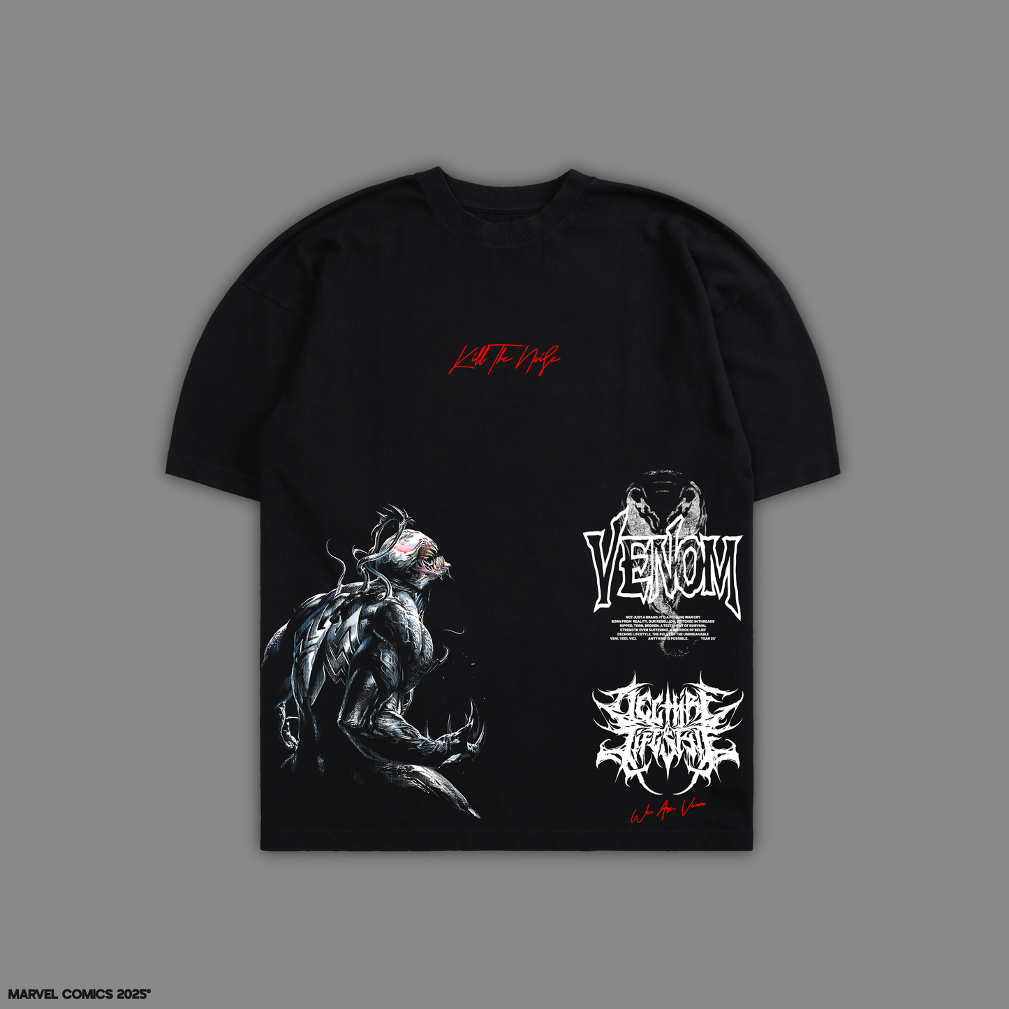 VENOM  '1 OF 50' 12oz OS PUMP COVER TEE IN BLACK