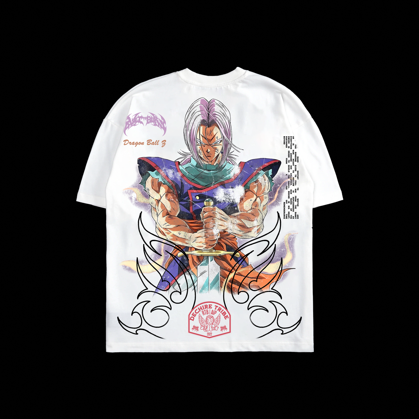 TRUNKS | MIRAI 未来 'LIMITED' OS TEE IN WHITE
