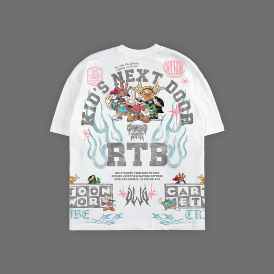 KID'S NEXT DOOR '1 OF 1,000' OS TEE IN WHITE