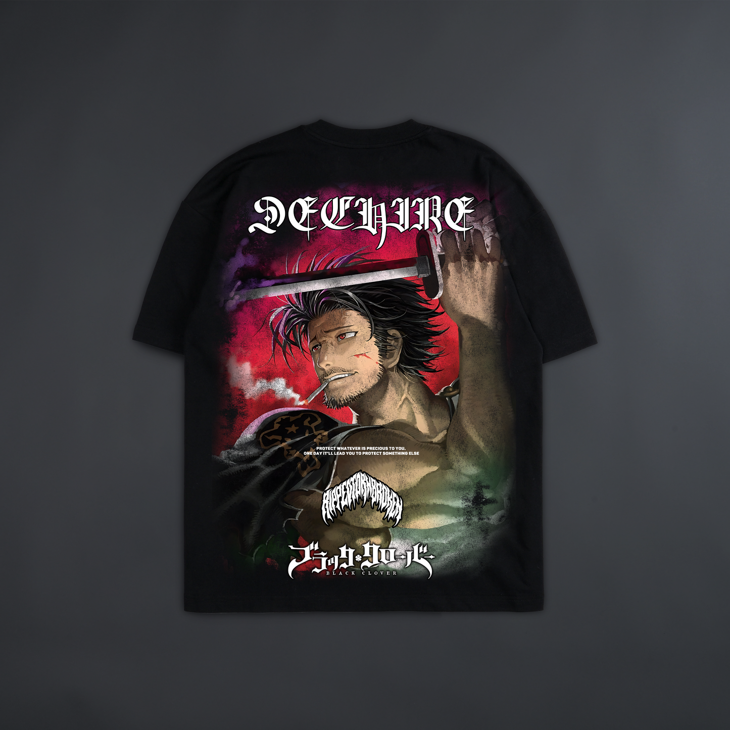 YAMI SUKEHIRO 'LIMITED' OVERSIZED TEE IN BLACK