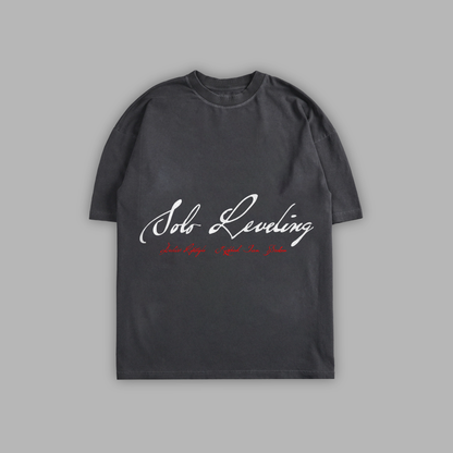 ARISE.. 'LIMITED' 8oz OVERSIZED TEE IN LIGHT GREY