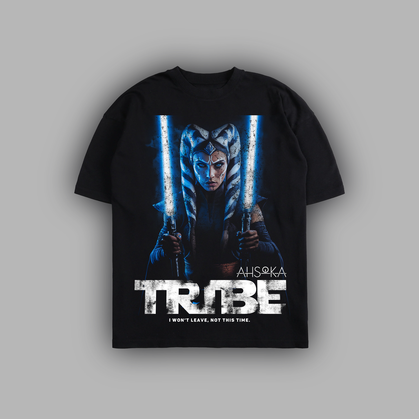 AHSOKA 'LIMITED' 8oz OVERSIZED TEE IN BLACK