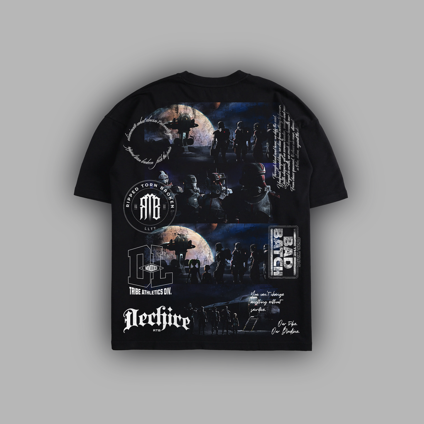 THE BAD BATCH '1 OF 100' DROP SHOULDER OS TEE