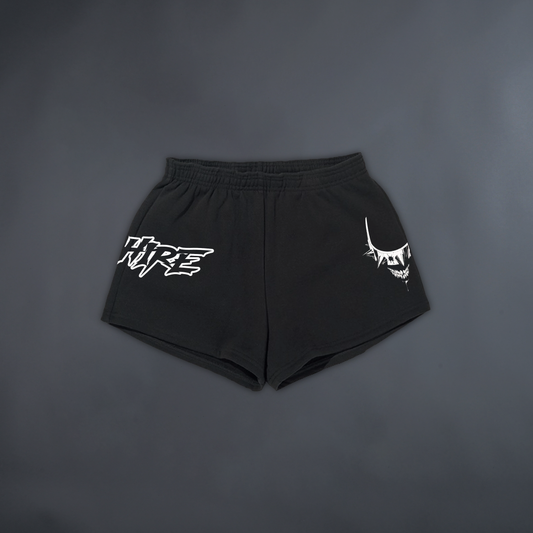 VILLAIN ERA "LIMITED" LA MADE 5" HEAVYWEIGHT SHORTS IN FADED BLACK