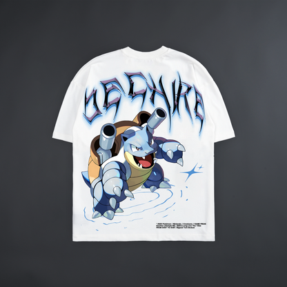 BLASTOISE 'LIMITED' OVERSIZED TEE IN WHITE