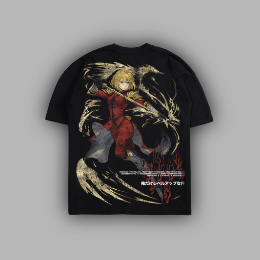 THE DANCER 'LIMITED' 6oz OVERSIZED TEE IN BLACK