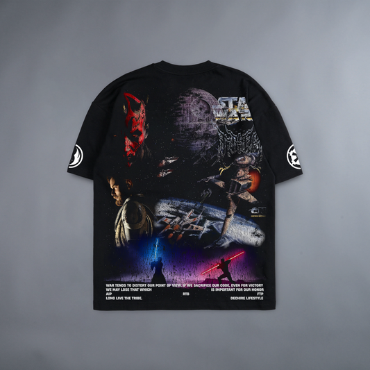 CLONE WARS '1 OF 50'' DROP SHOULDER TEE IN BLACK