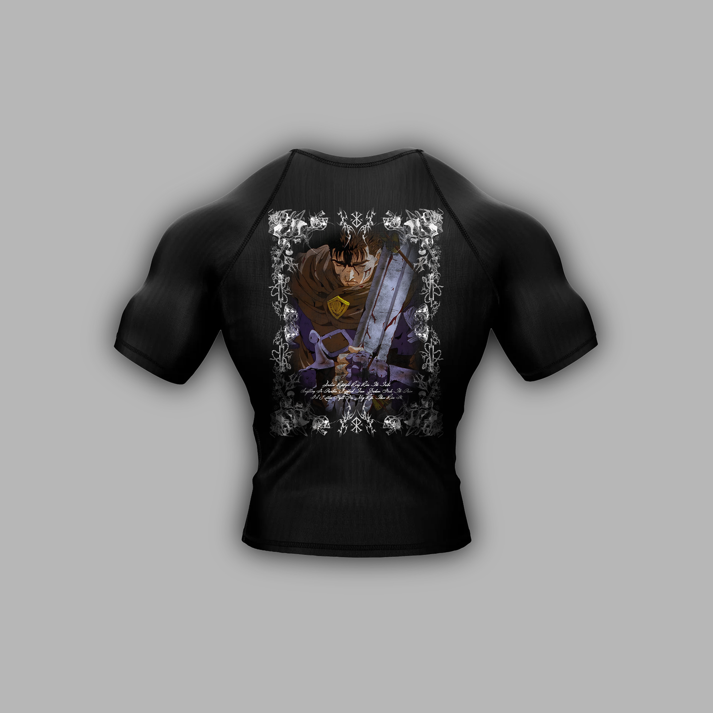WOULD RATHER FIGHT '1 OF 50' DL:MADE COMPRESSION TEE IN MIDNIGHT
