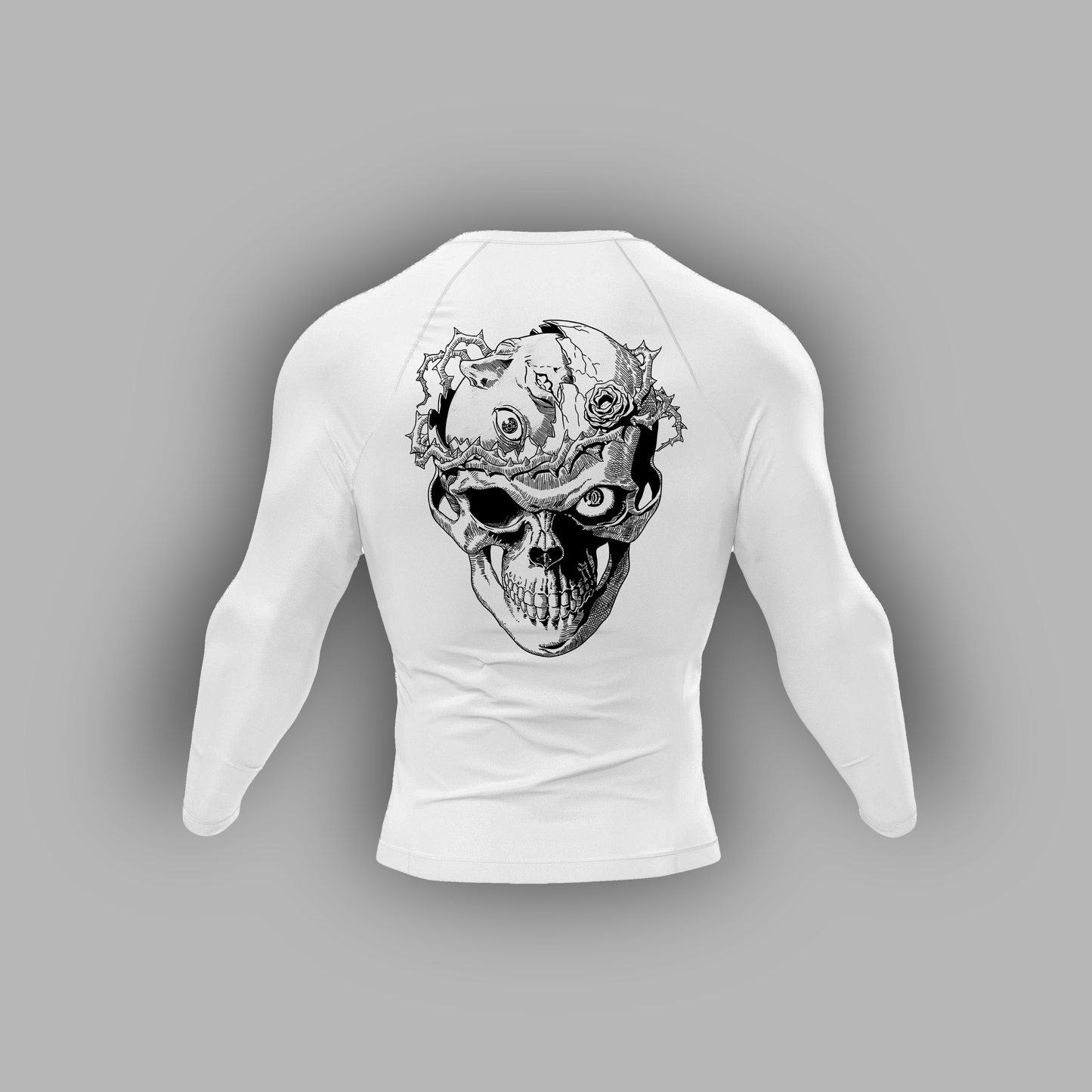 BEHELITH '1 OF 50' DL:MADE COMPRESSION LS TEE IN WHITE