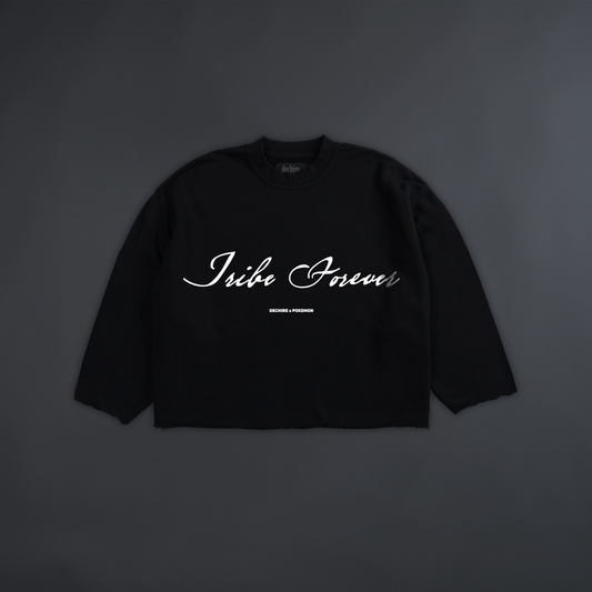 PIKACHU: 10 MILLION VOLT THUNDER RAW EDGE CROPPED CREWNECK