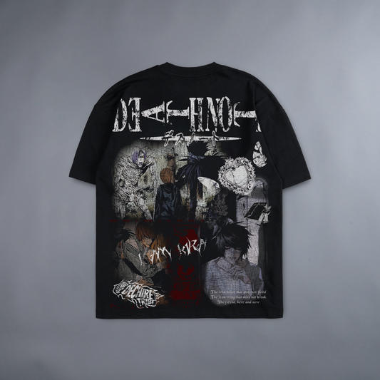 DEATHNOTE: THE IRON HEART '1 OF 20' DROP SHOULDER TEE IN BLACK