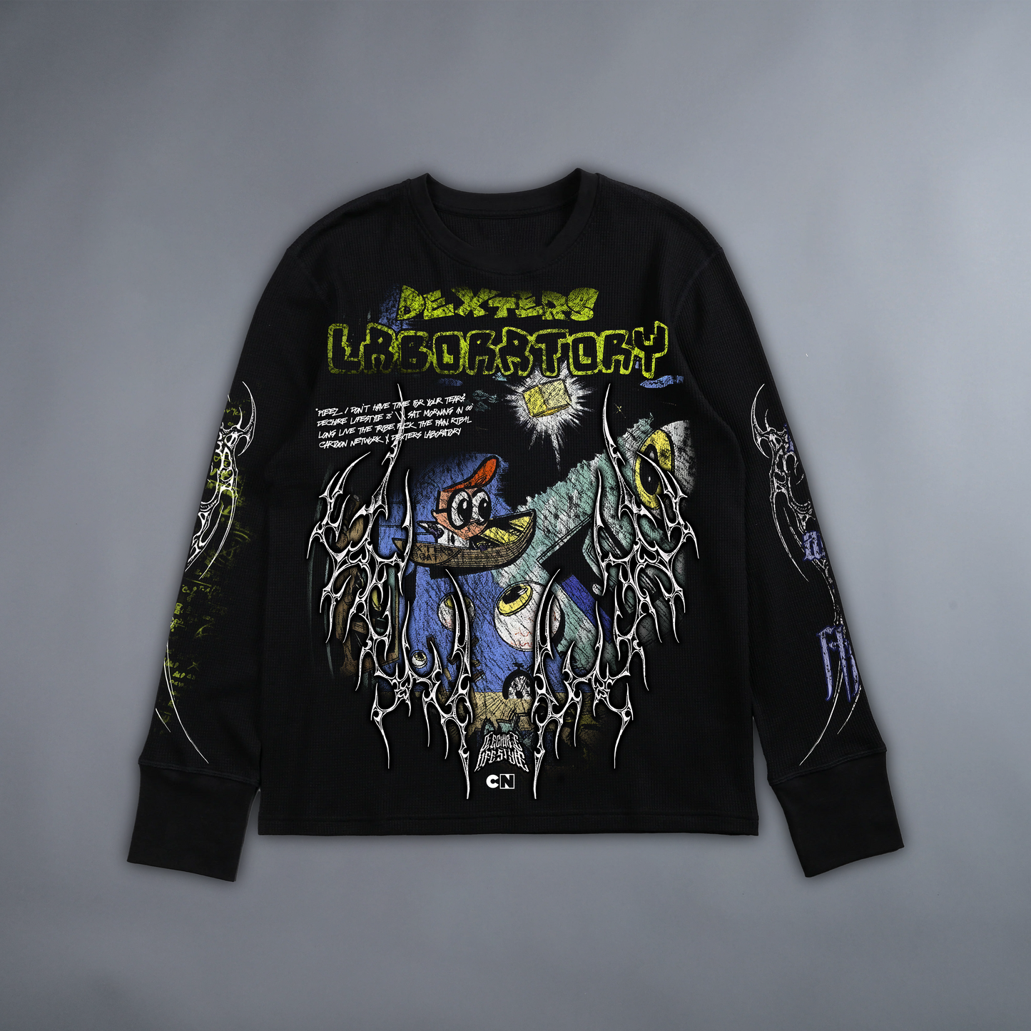 GET OUTTA MY LAB! 'LIMITED' L/SLEEVE TEE IN SHADOW BLACK