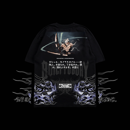 FADING SYMPHONY '1 OF 500' OS TEE IN BLACK