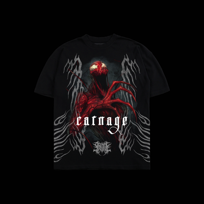 A MOSIAC OF CARNAGE ' 1 OF 500' OS TEE IN BLACK