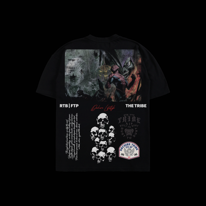 GREEN GOBLIN | DEATH OF A SPIDER 'LIMITED' OS TEE IN BLACK