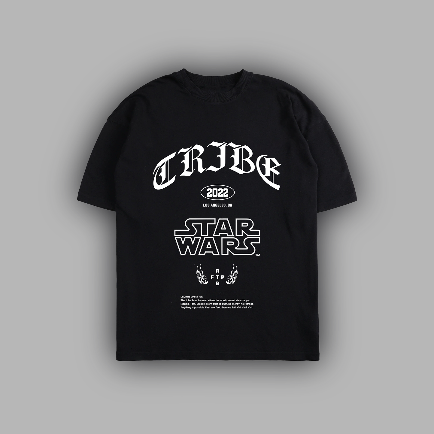 COUNT DOOKU: TYRANUS 'LIMITED' 6oz OVERSIZED TEE IN BLACK