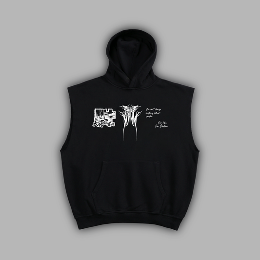 GRANDMASTER 'LIMITED' CUTOFF MUSCLE HOODIE