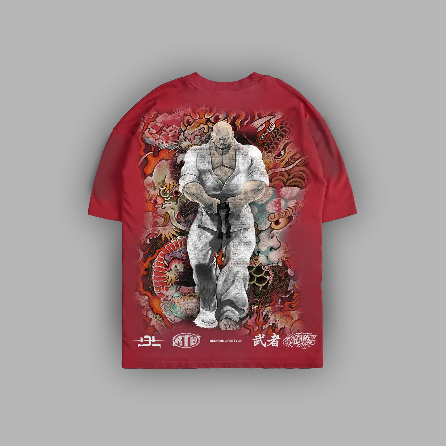 DOPPO: GRANDMASTER '1 OF 50' 9oz OS BLOOD RED TEE