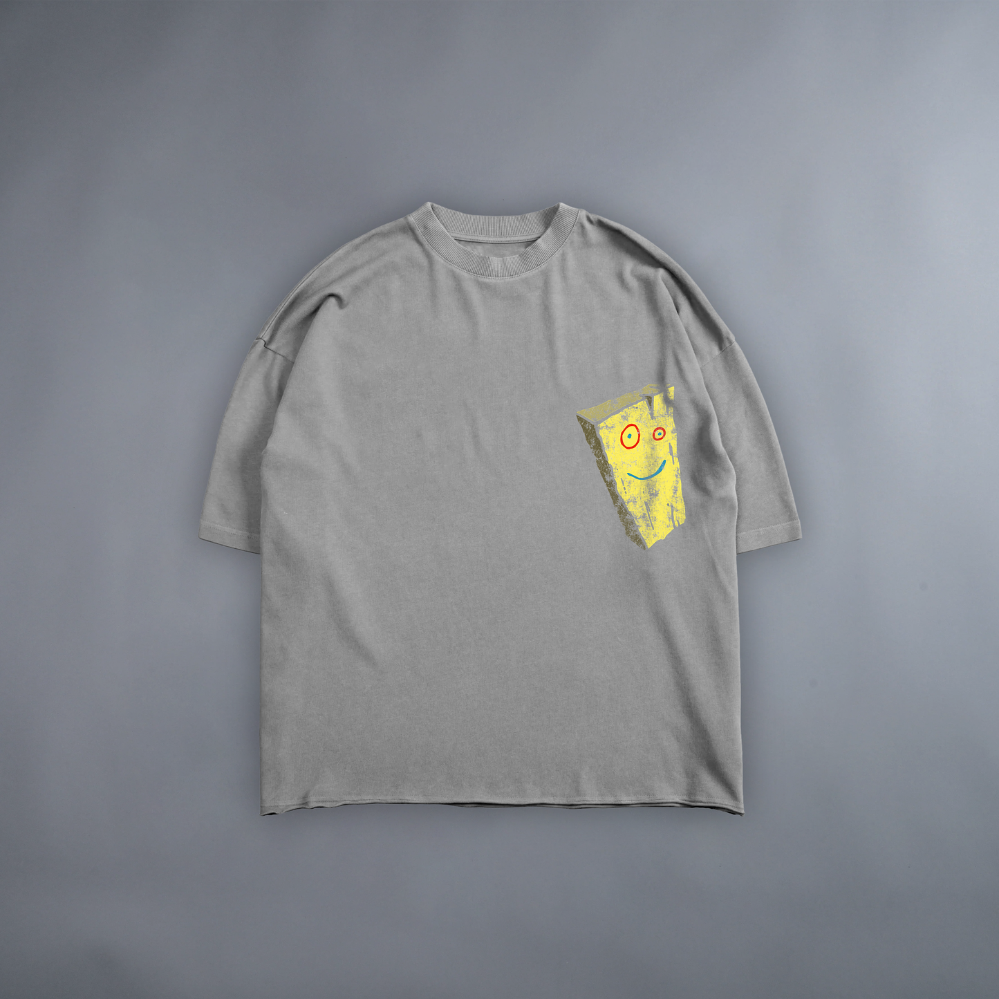 JAWBREAKERS!!! 'LIMITED' 240X BOXY OVERSIZED TEE IN GRAPHITE