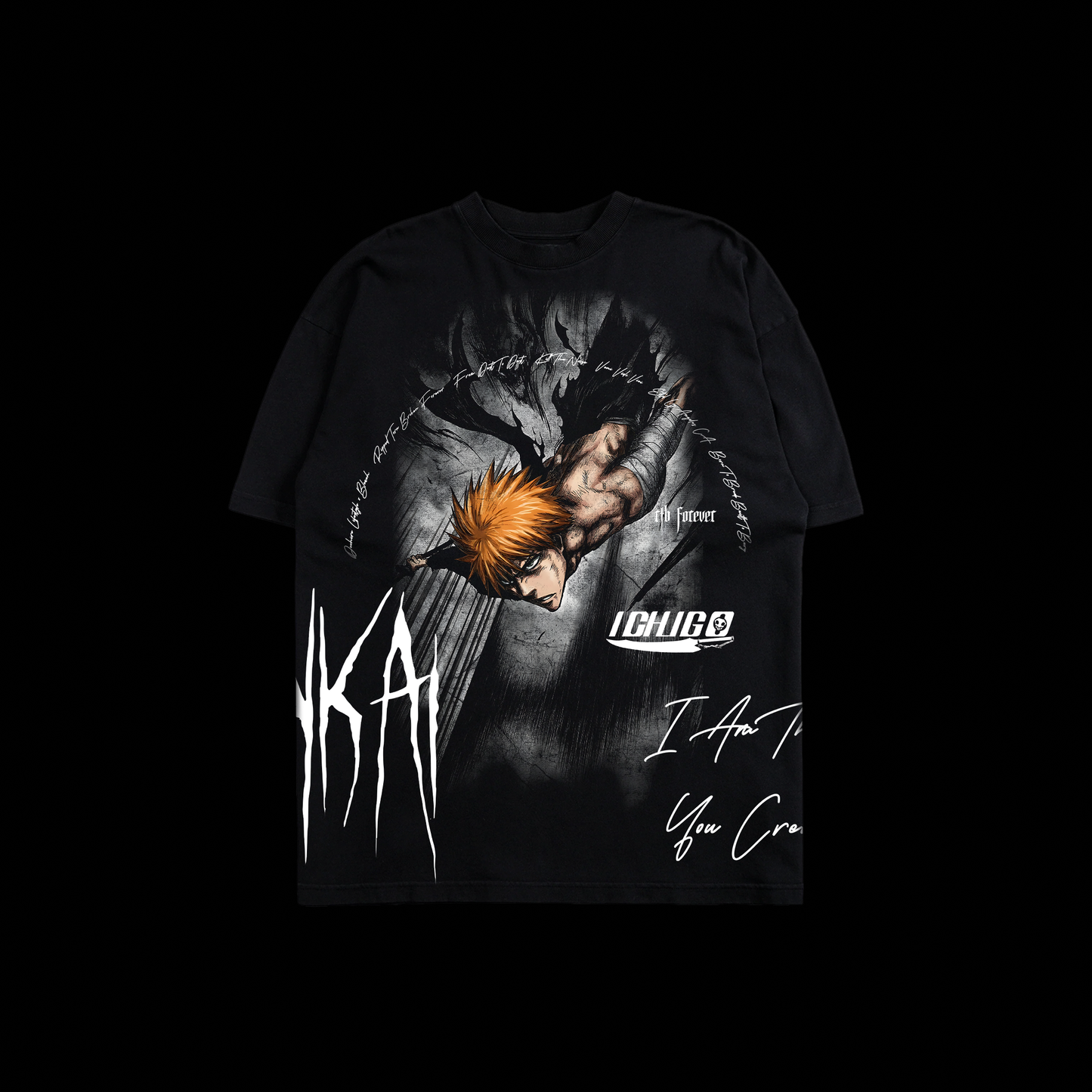 ICHIGO | PURE BANKAI '1 OF 500' OS TEE IN BLACK