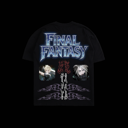 FF | CLOUD STRIFE 'LIMITED' OS TEE IN BLACK