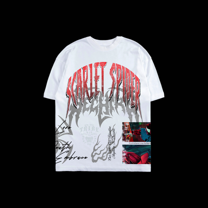 SCARLET: THE BLEEDING EDGE '1 OF 500 | DAY III' OS TEE IN WHITE