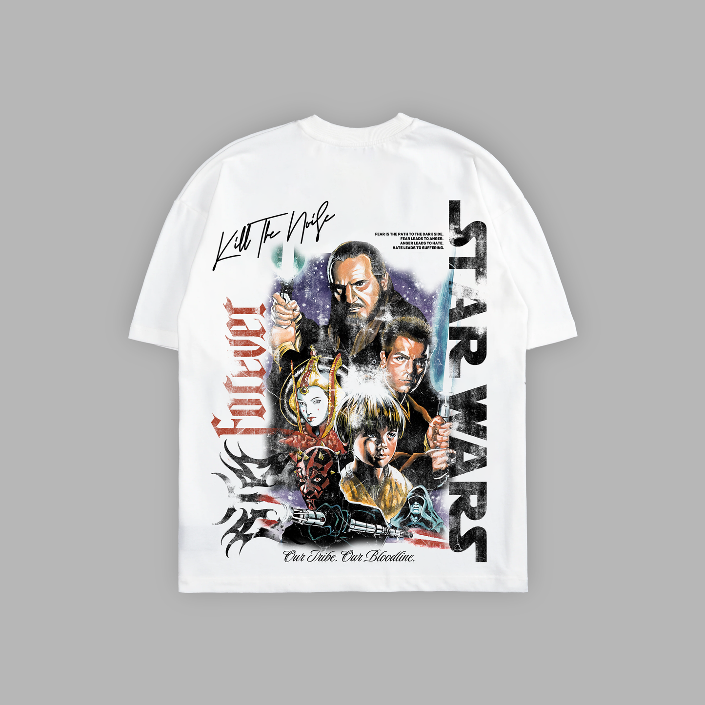 EP. I THE PHANTOM MENACE 'LIMITED' 6oz OVERSIZED TEE IN WHITE