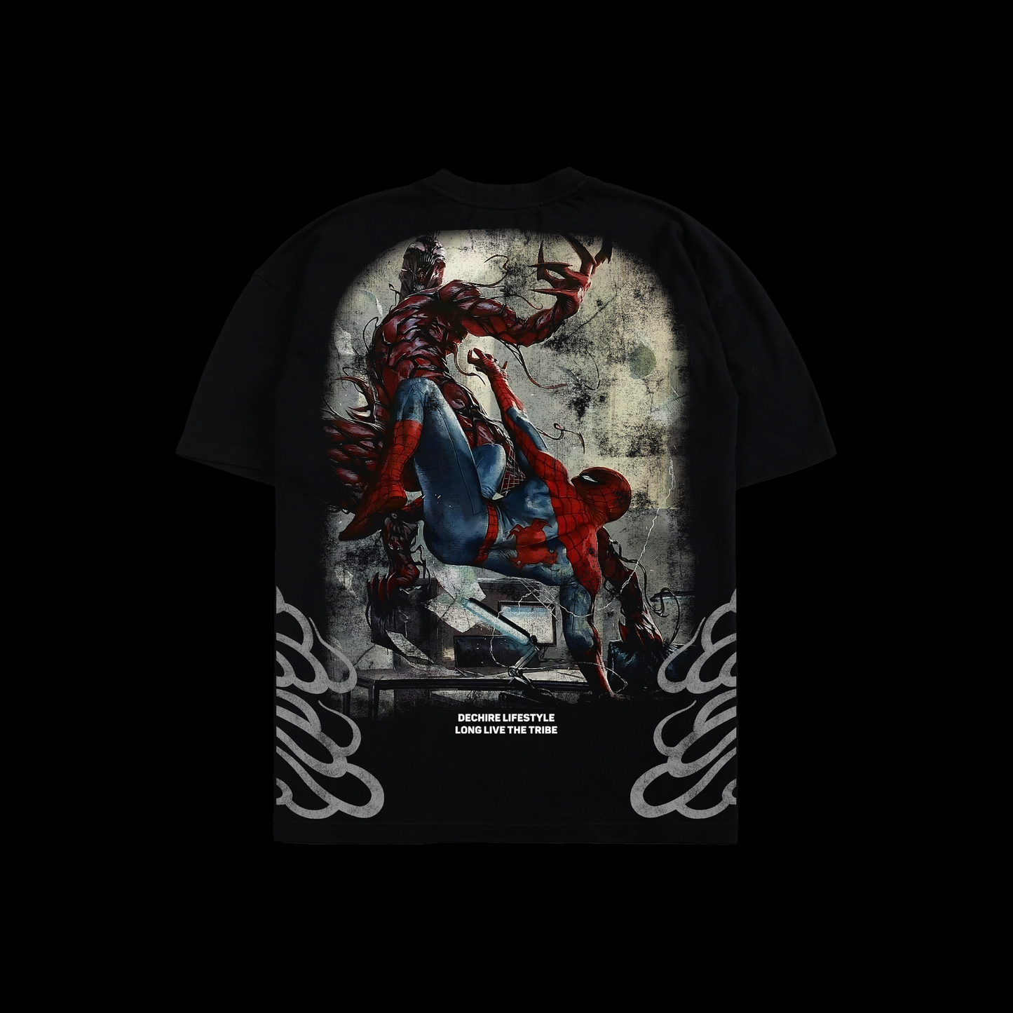 A MOSIAC OF CARNAGE ' 1 OF 500' OS TEE IN BLACK