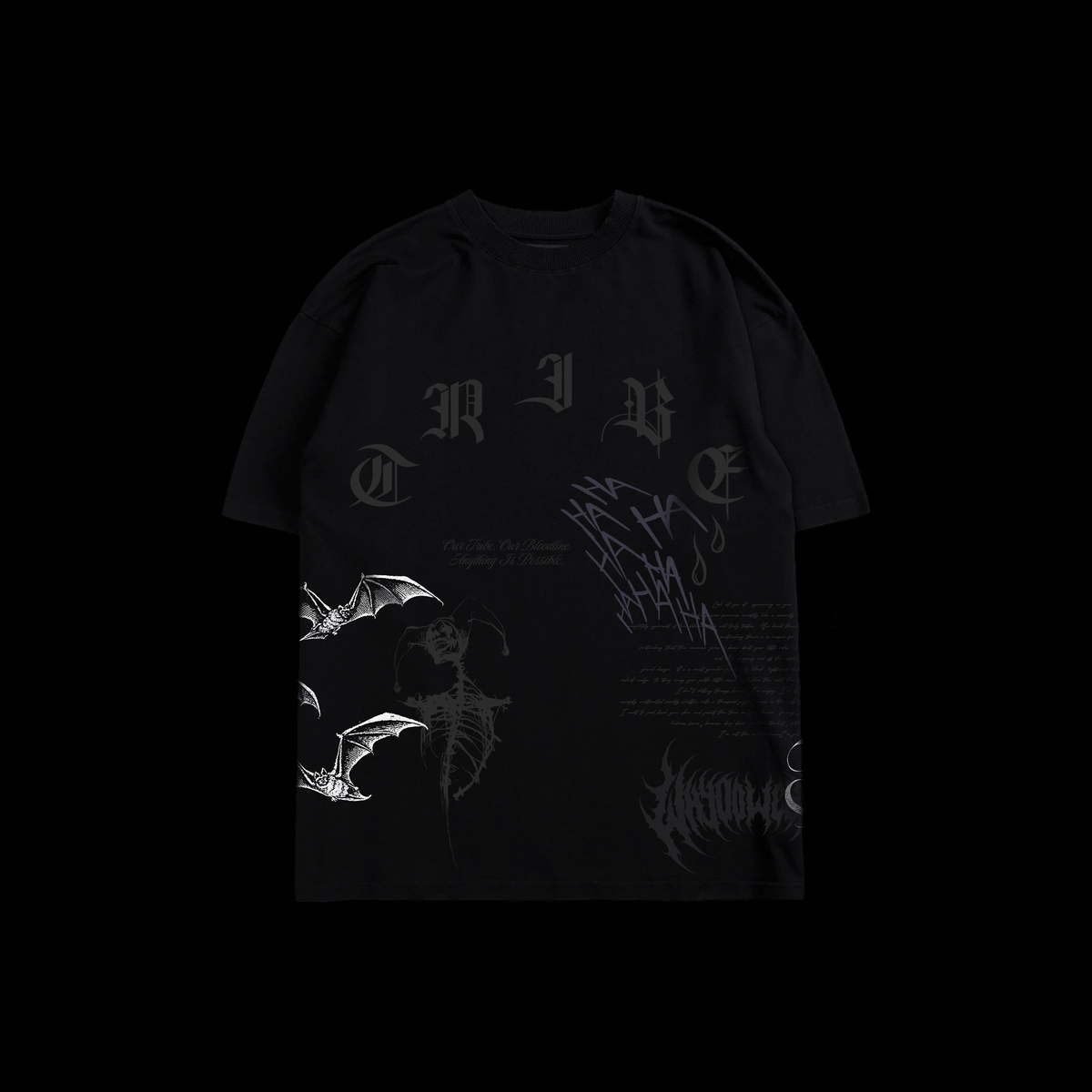 ANOTHER BAD DAY 'SERIES ZERO' OS TEE IN BLACK