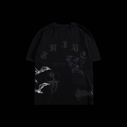 ANOTHER BAD DAY 'SERIES ZERO' OS TEE IN BLACK