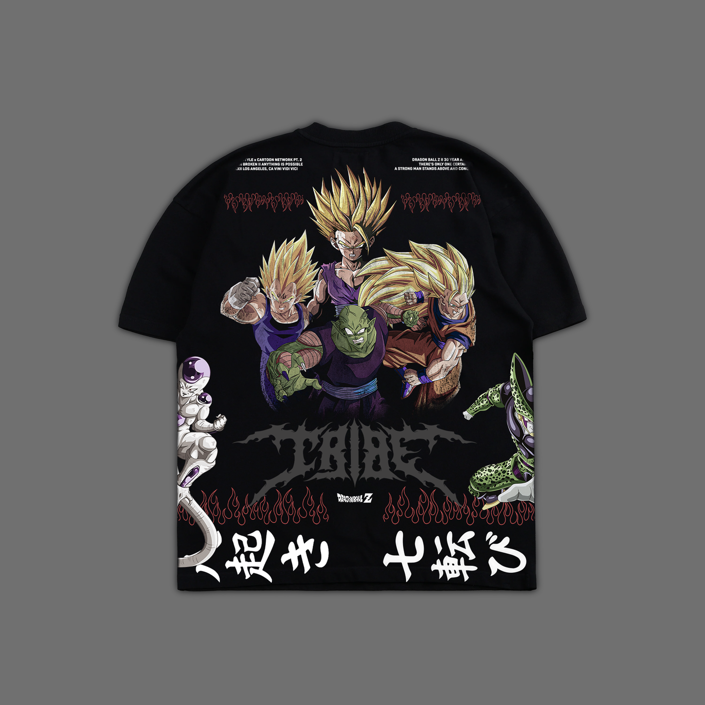 DBZ | 30 YEARS '1 OF 1,000' OS TEE IN BLACK