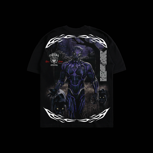 PANTHER'S LEGACY 'LIMITED' OS TEE IN BLACK