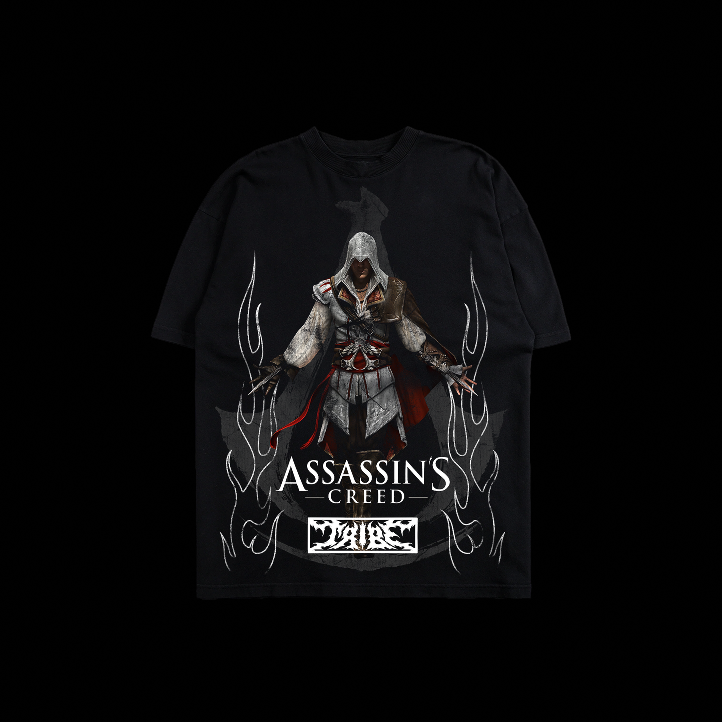AC | EZIO COLLECTION 'LIMITED' OS TEE IN BLACK