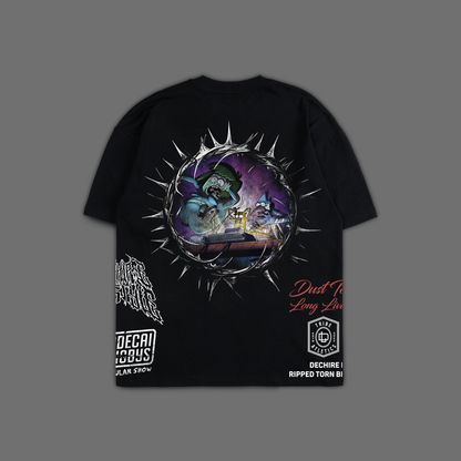 RAGE AGAINST THE TV '1 OF 1,000' OS TEE IN BLACK