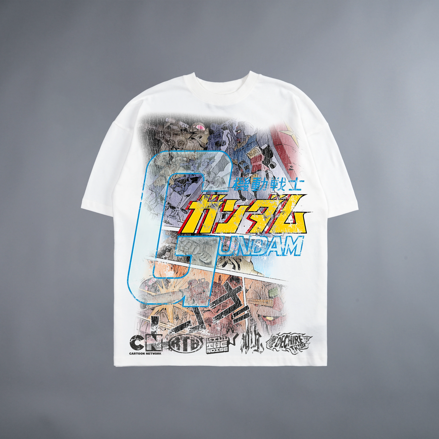 RX-78-2: THE ORIGIN 'LIMITED' 240X BOXY OVERSIZED TEE IN WHITE