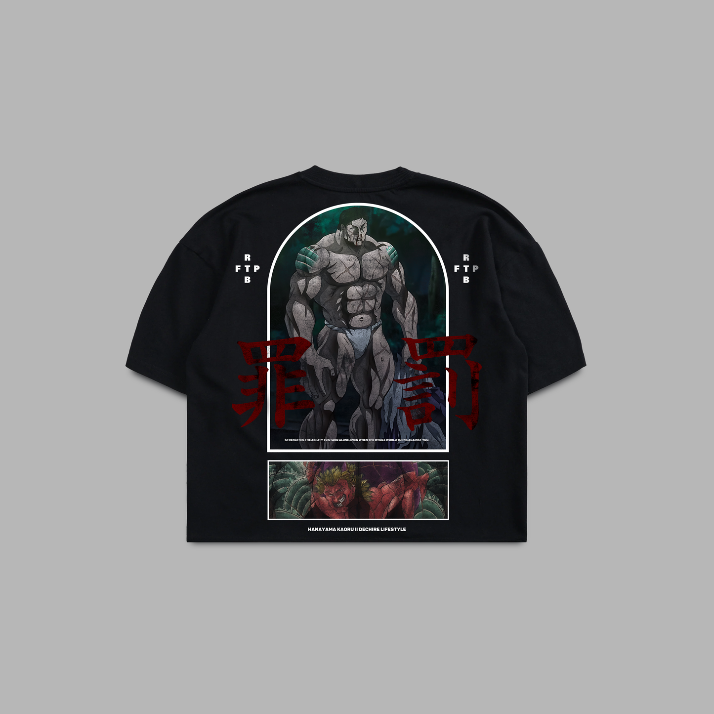 HANAYAMA '1 OF 50' OVERSIZED BOXY TEE IN BLACK