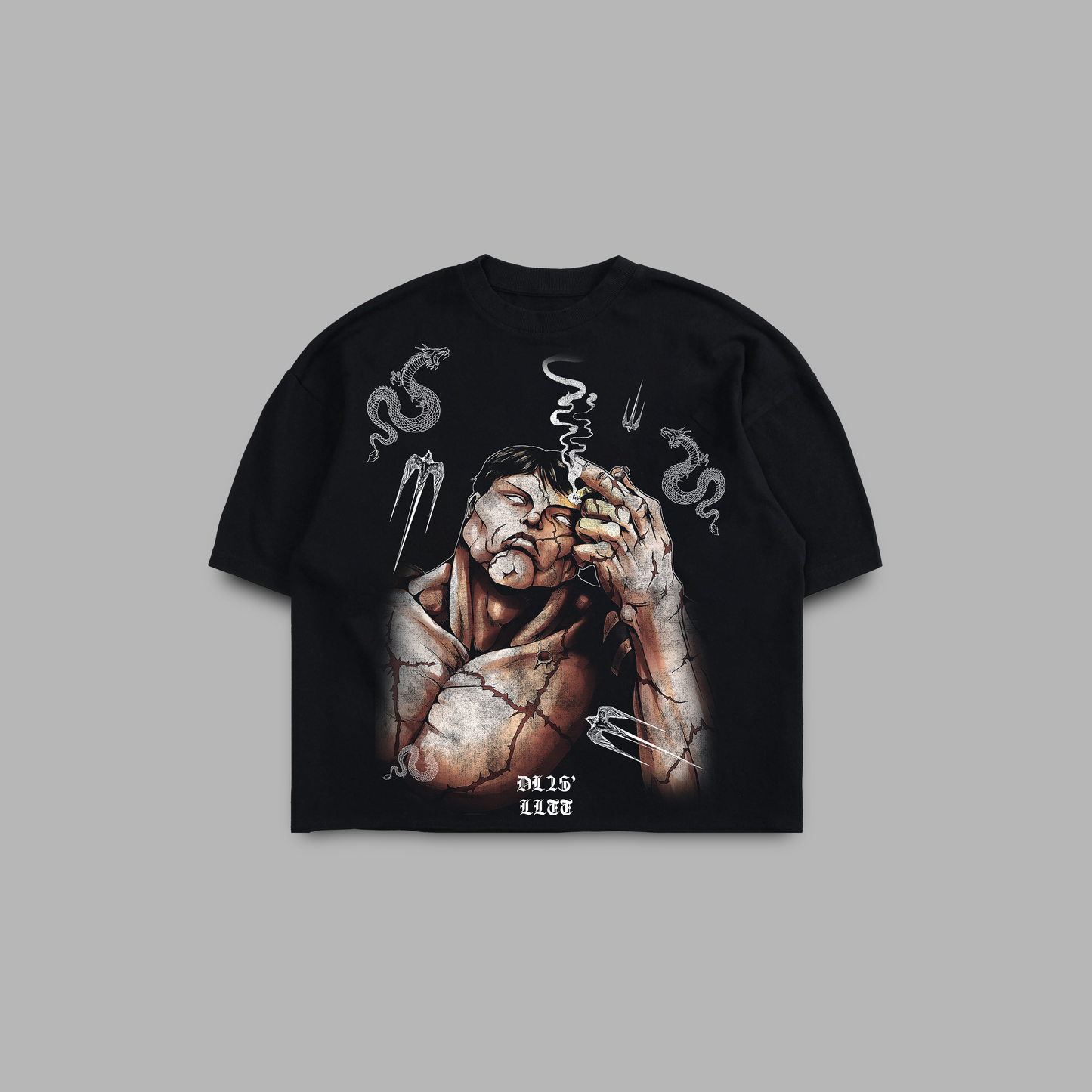 HANAYAMA '1 OF 50' OVERSIZED BOXY TEE IN BLACK