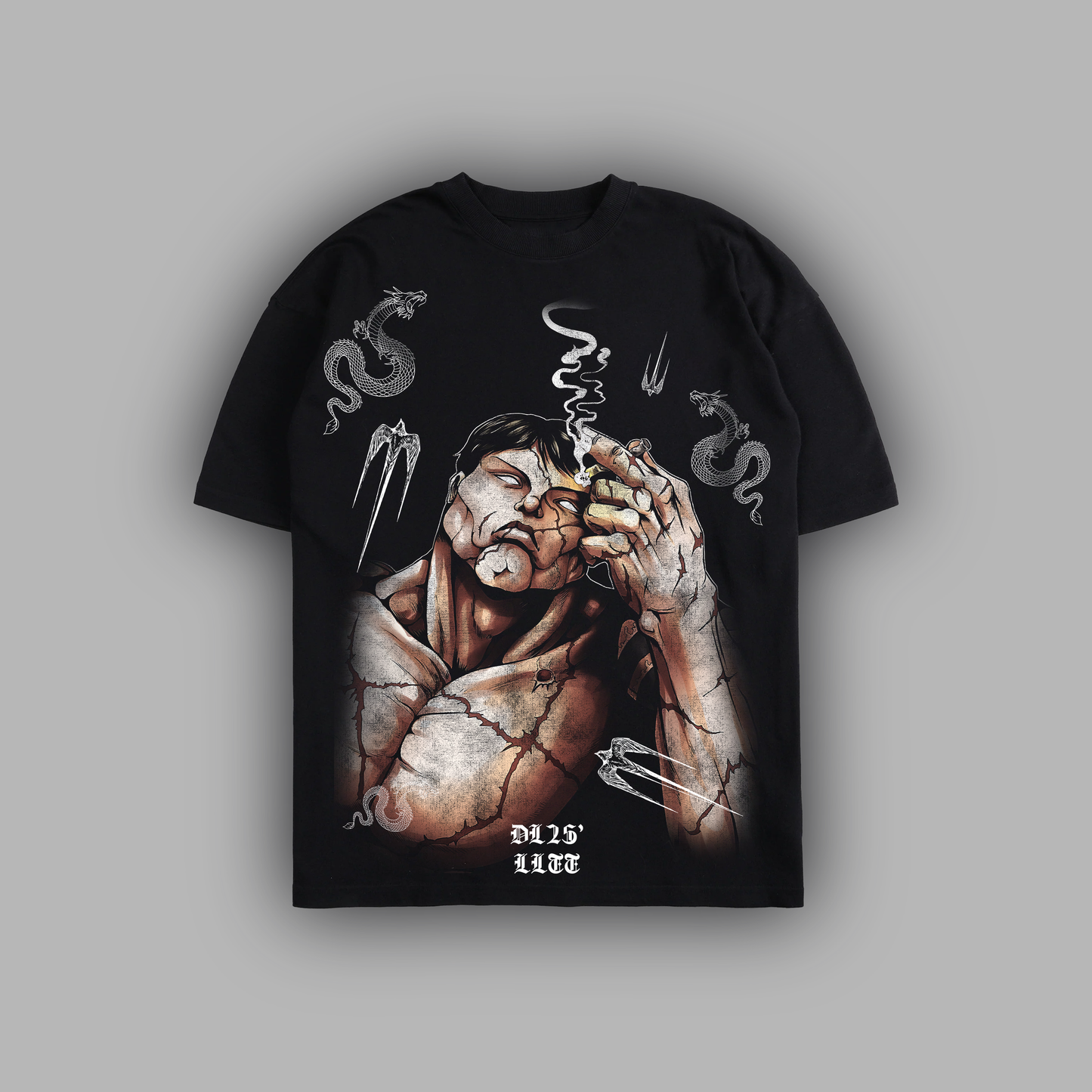 HANYAMA 'LIMITED' 6oz OVERSIZED TEE IN BLACK