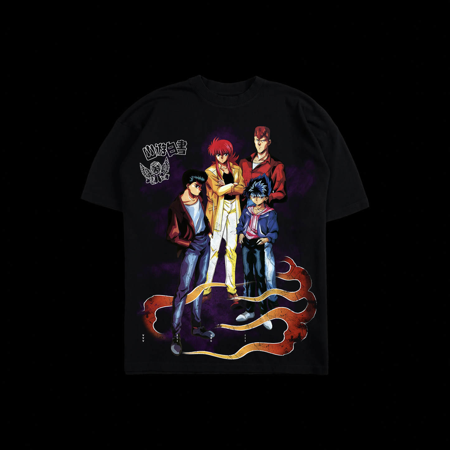 TEAM URAMESHI 'LIMITED' OS TEE IN BLACK