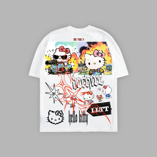 HELLO KITTY '1 OF 50' DROP SHOULDER OS TEE