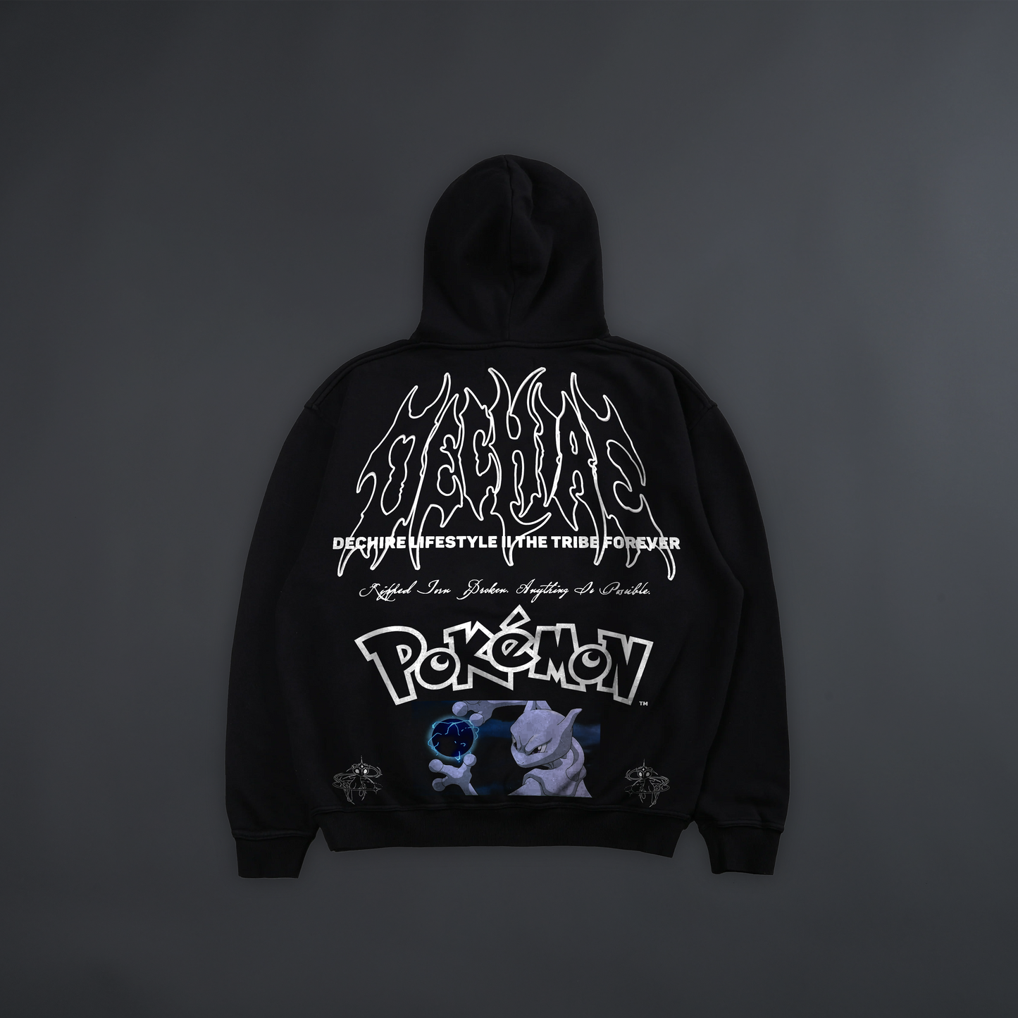 MEWTWO: GENESIS '1 OF 100' DROP SHOULDER OS HOODIE