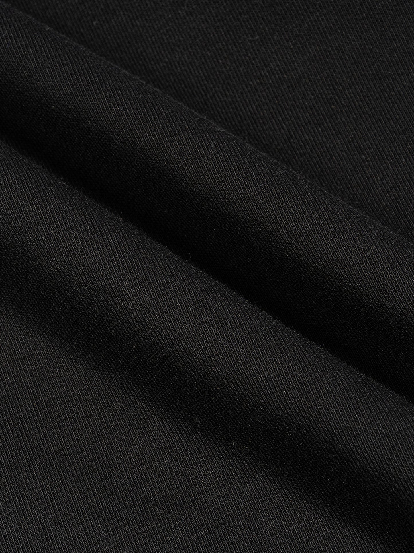 MASTER WINDU RAW EDGE BOXY MUSCLE TEE IN BLACK