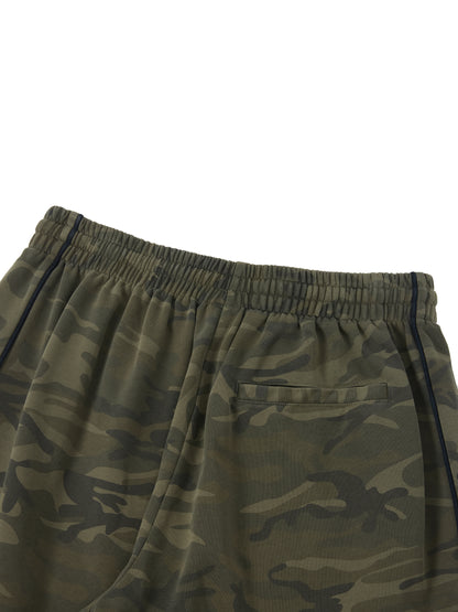 TRIBE ESSENTIALS | CAMO WIDE LEG SWEATS