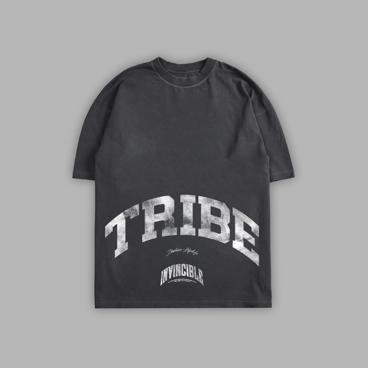 THE IMMORTAL 'LIMITED' OVERSIZED LTWT DROP SHOULDER TEE IN DEEP GREY