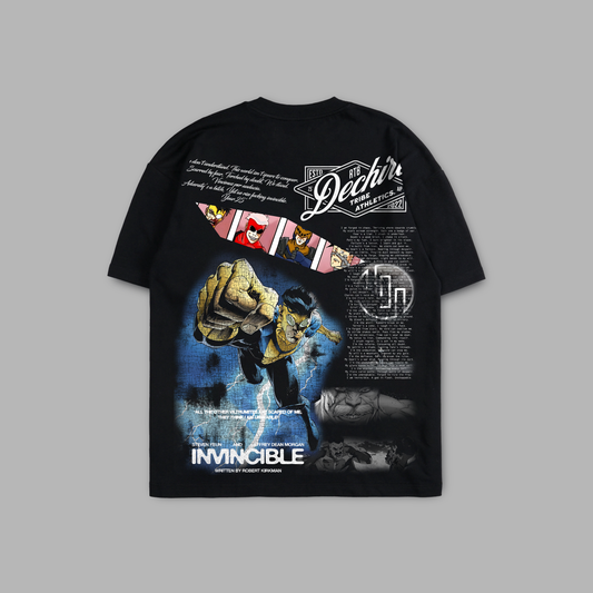 FORGED IN CHAOS 'LIMITED' 6.8oz OVERSIZED TEE IN BLACK