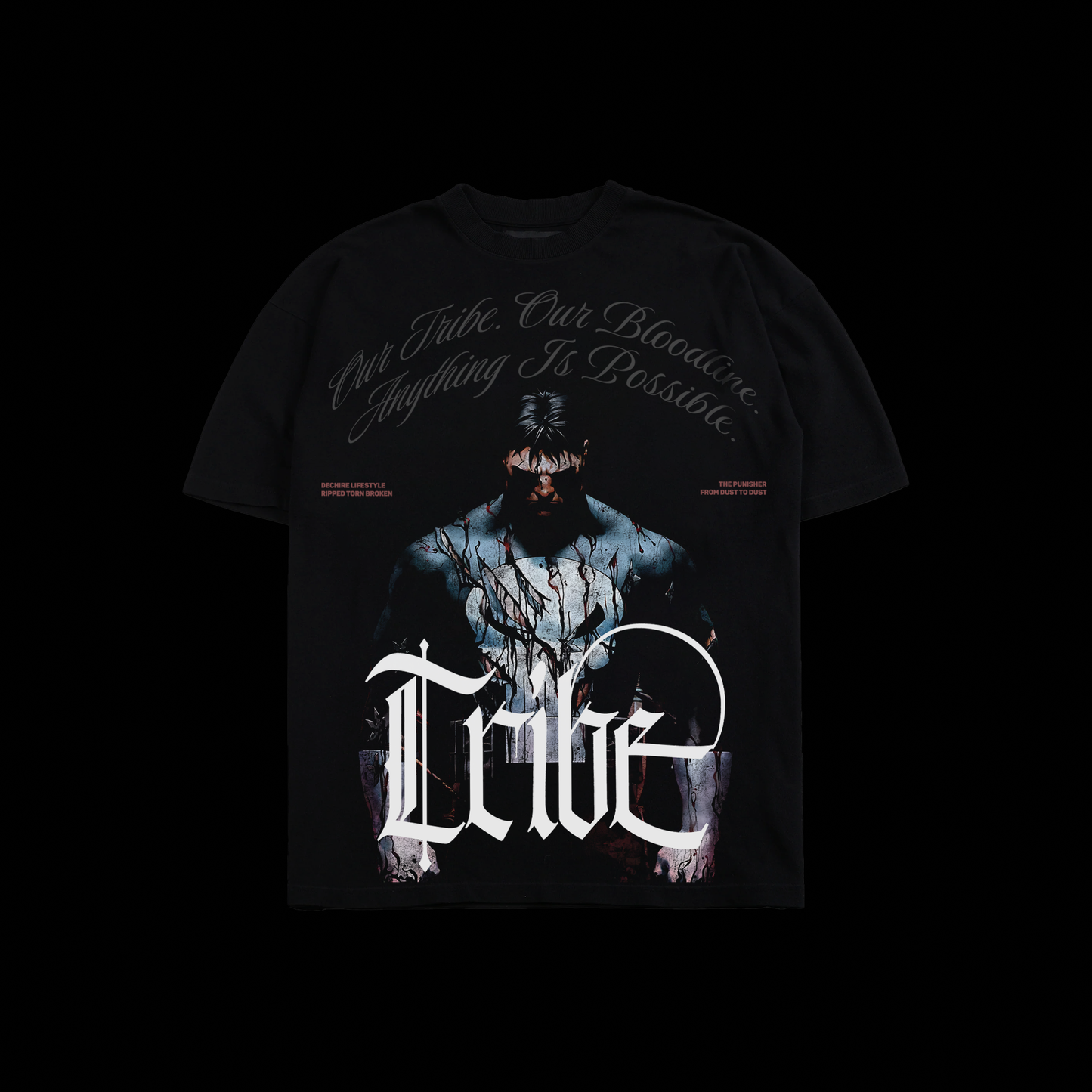 PUNISHER | SI VIS PACEM, PARA BELLUM 'LIMITED' OS TEE IN BLACK