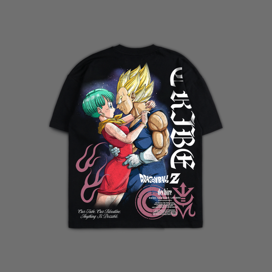 DBZ: THAT'S MY BULMA! '1 OF 500' RCL OVERSIZED TEE IN BLACK