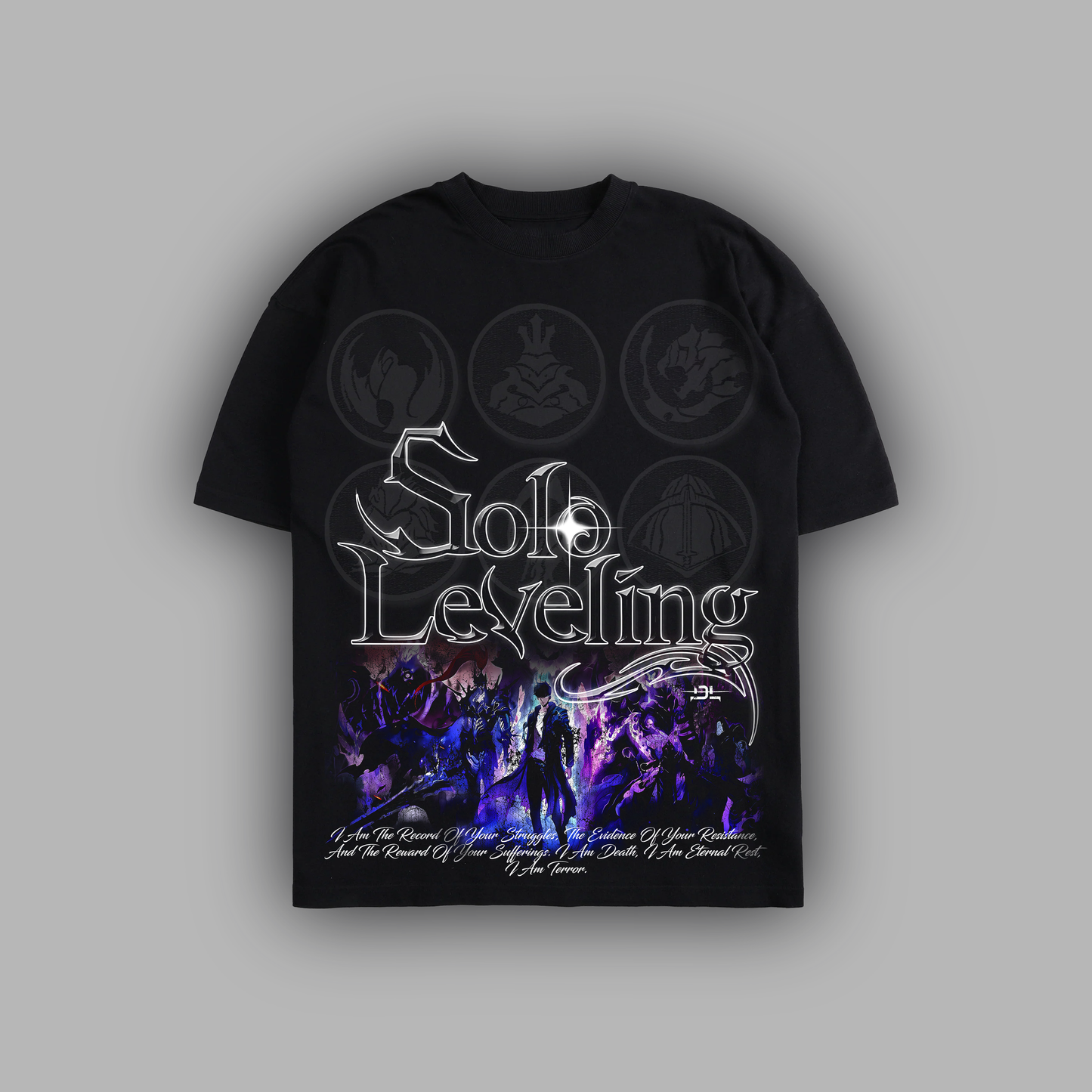 ARISE.. 'LIMITED' 6oz OVERSIZED TEE IN BLACK